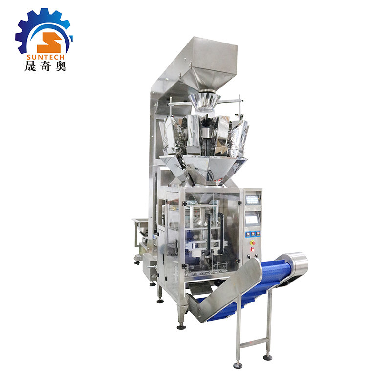 Automatic Vertical Food Packaging Machine with Multihead Weigher