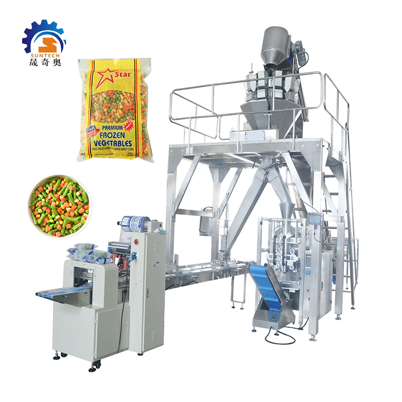 Automatic Fresh Vegetable Salad Packing Machine Fruit Salad Packaging Machinery