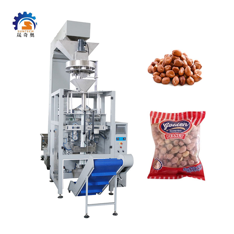 Multi-Function Granule Snacks 150g 250g 350g 500g Fried Peanuts Packing Machine Make Hole