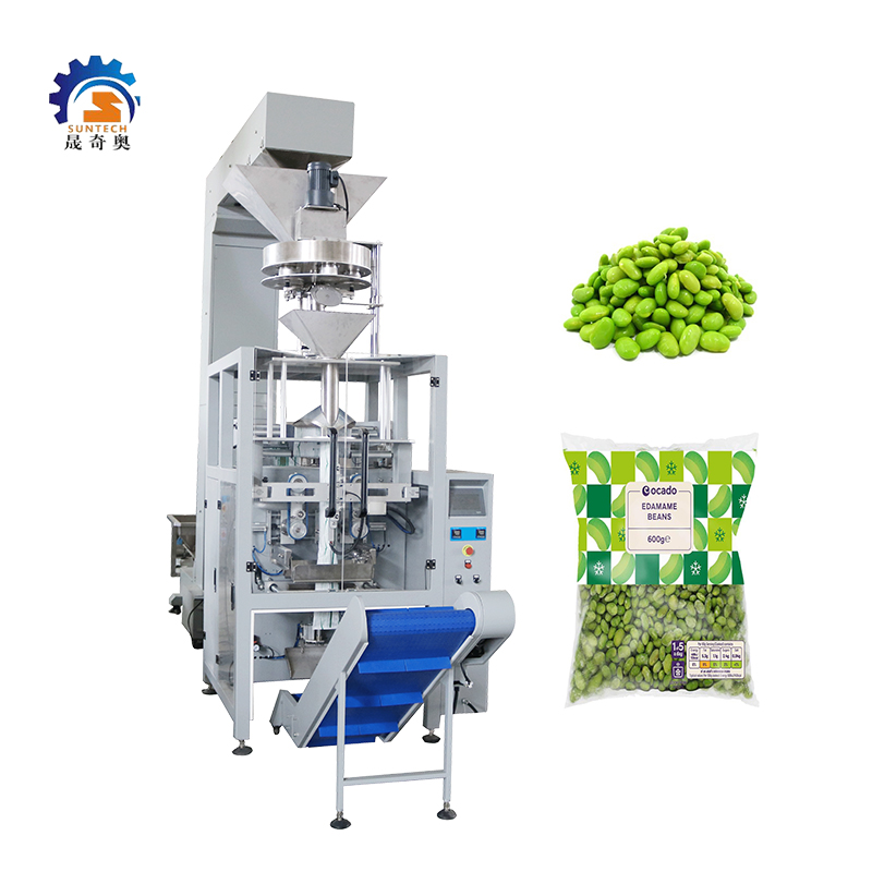 Fully Automatic 454g 907g 1000g 1800g Granular Beans Packing Machine With Measuring Cup