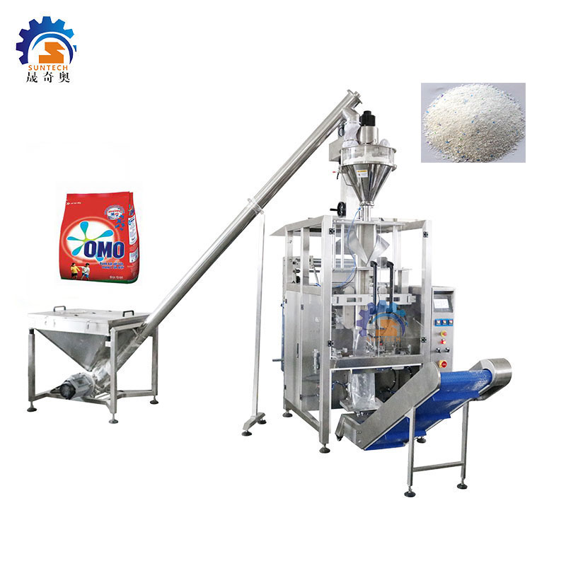Automatic vertical filling 500g 1kg 2kg 5kg detergent powder packing machine