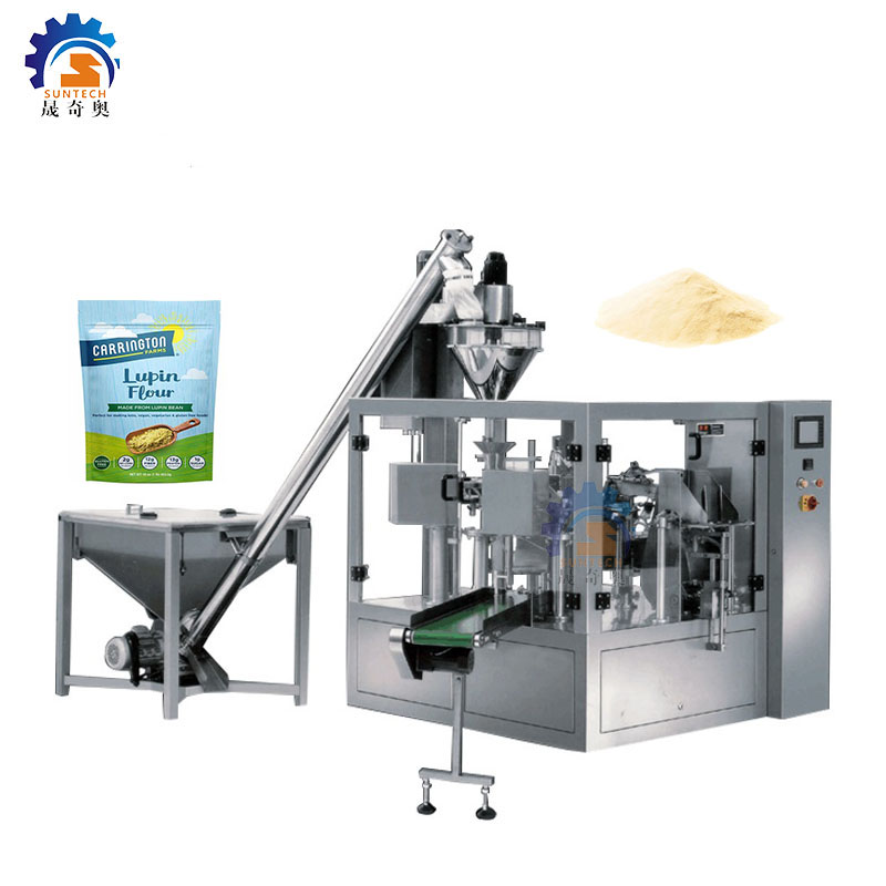 Multi-Function Automatic Doypack 250g 500g 1kg Flour Powder Premade Bag Packaging Machine