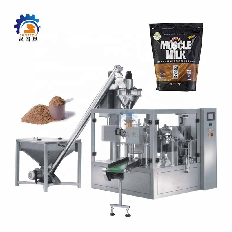 Multi-Function Automatic Doypack 250g 500g 1kg Milk Powder Premade Bag Packaging Machine