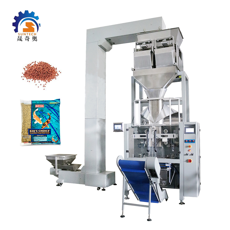 Automatic Granule Fish Foods Pet Foods Animal Foods 4kg 6kg 8kg Vertical Form Packing Machine