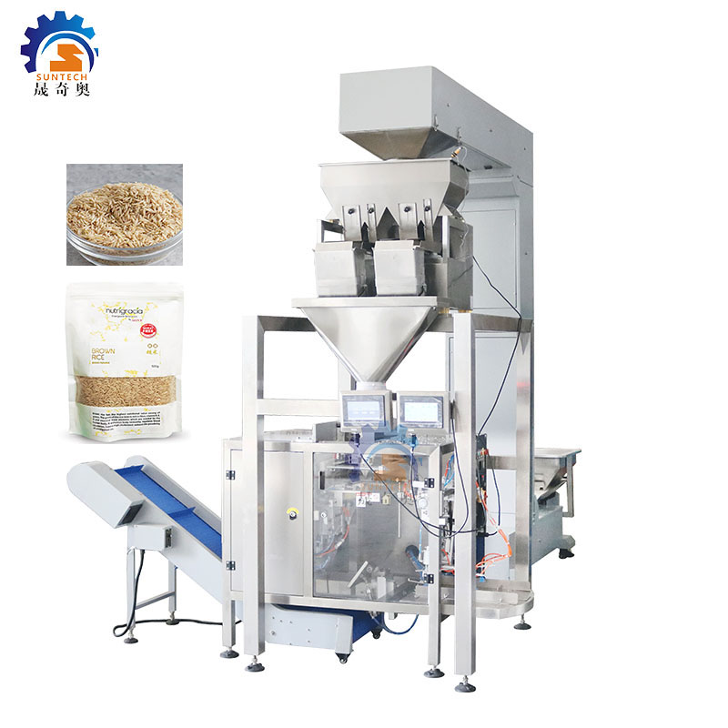 Automatic Premade 500g 1kg 2kg Coffee Beans Rice Sugar Candy Dry Fruit Doypack Premade Pouch Packing Machine