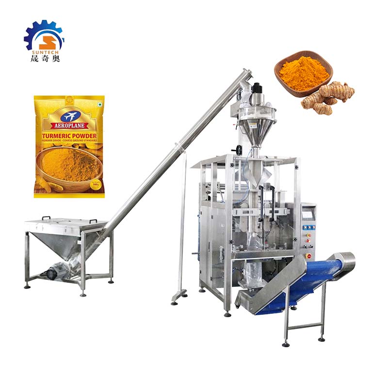 Fully Automatic Spices Turmeric Instant Powder Gourmet Seasoning VFFS Packing Machine