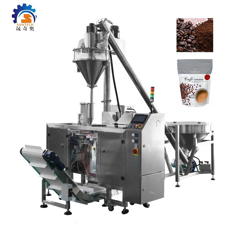 Automatic doypack 500g 1kg Ground Coffee Powder Premade Pouch Packing Machine