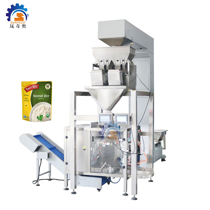Automatic Premade 500g 1kg 2kg Sugar Rice Beans Grains Lentils Stand Up Bag Doypack Packing Machine