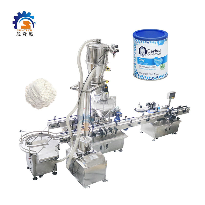 Automatic 728g Milk Powder Infant Formula With Iron Soy Based Powder Bottle Can Packing Machine
