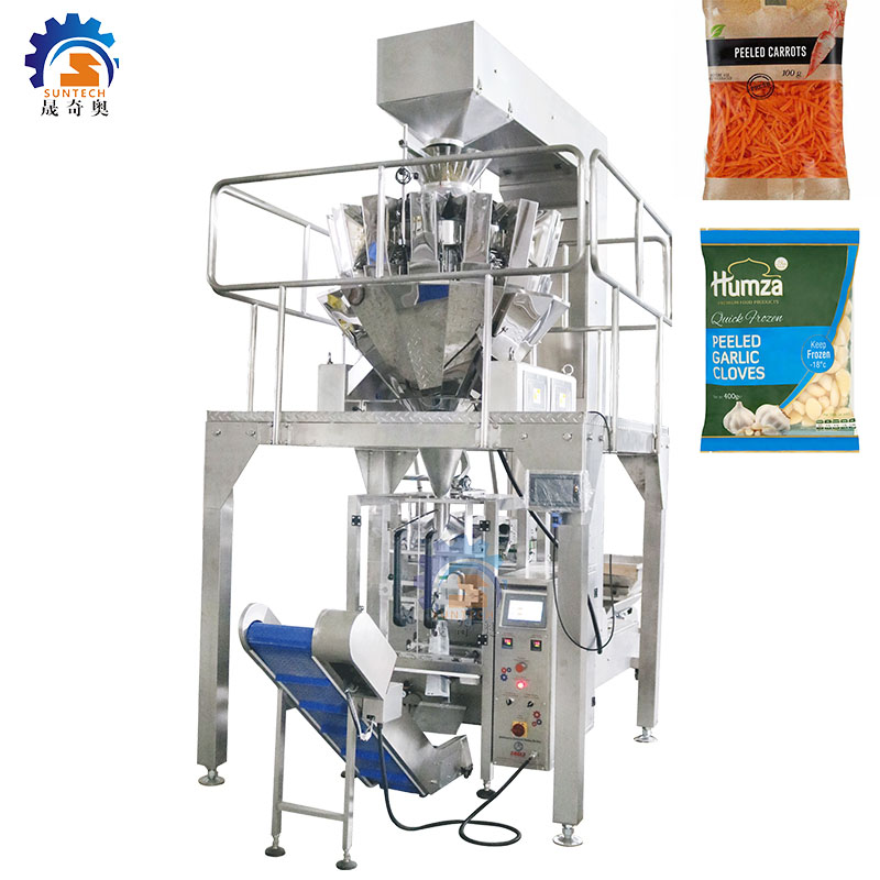 Fully automatic  500g 1kg 10lbs peeled gralic onion vertical packing machine