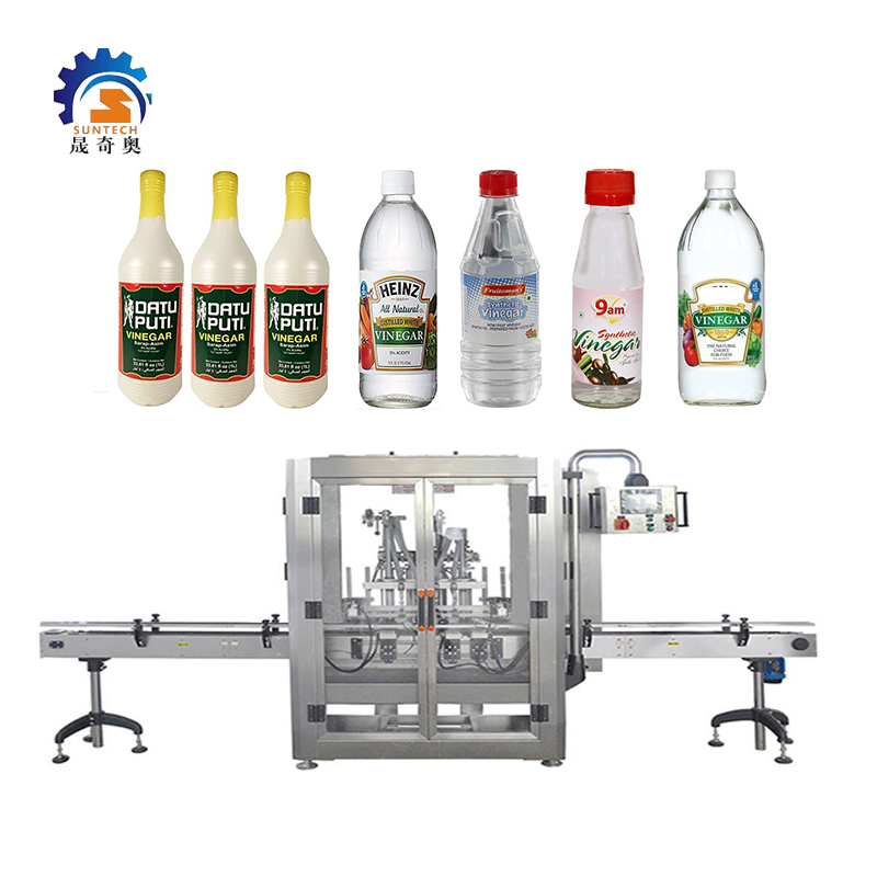 Automatic Liquid Machine White Vinegar Sour Ingredients For Cooking Bottle Capping Machine