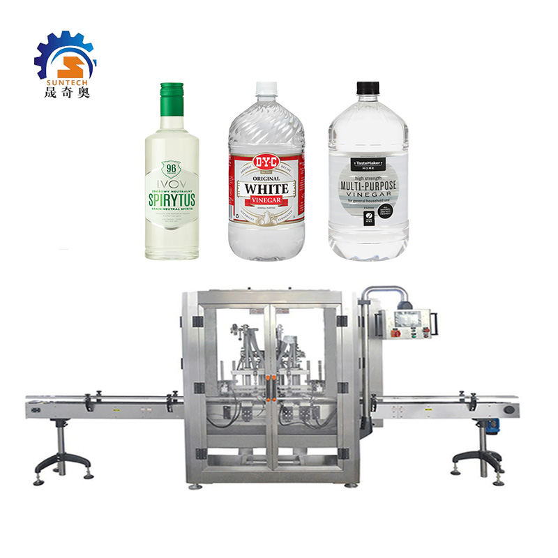 Foshan Supplier Liquid Machine Cooking Sour Condiment White Vinegar Bottle Packing Machine