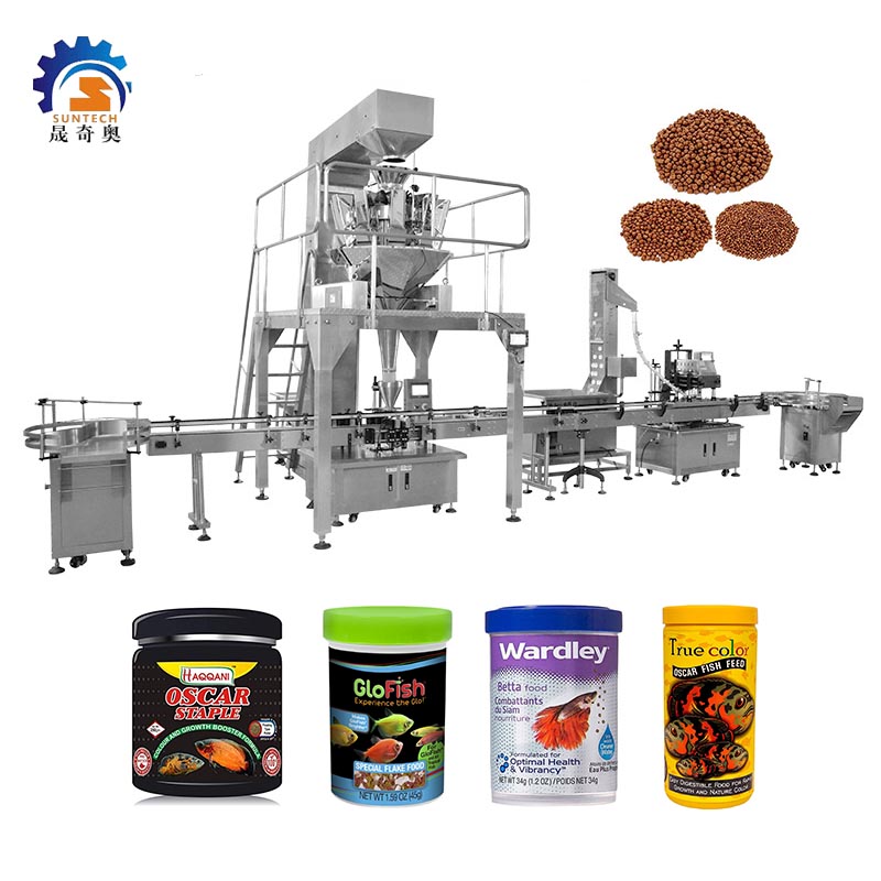 Automatic Oscar Staple Fish Feed Granule Pet Foods Animal Foods Feeding Capping Machine