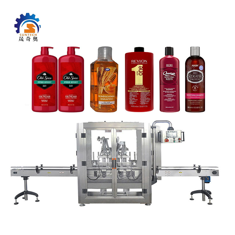 Automatic Liquid Machine Hair Care Honey & Oatmeal Shampoo 600ml Bottle Filling Machine