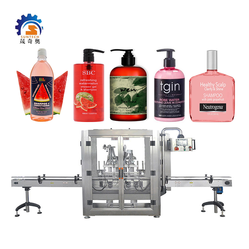 Automatic Liquid Rose Water Healthy Scalp Clarify & Shine Shampoo 254ml Bottle Packing Machine