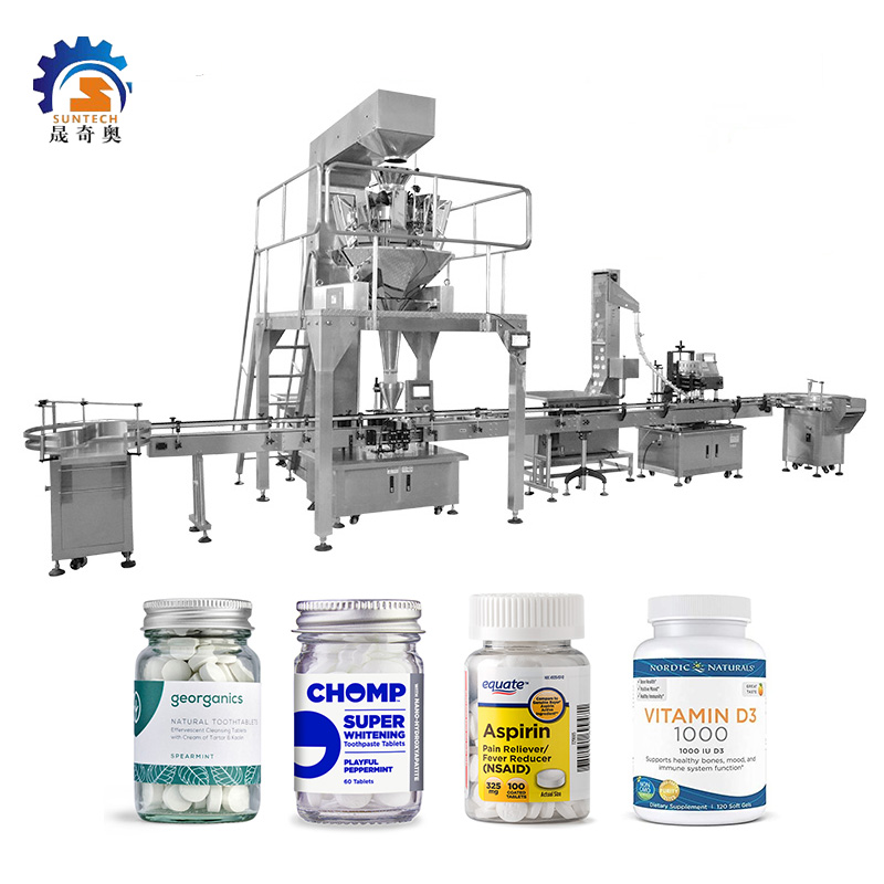 Automatic Granule 200ml Georganics Natural Tooth Effervescent Cleansing Tablets Capping Machine