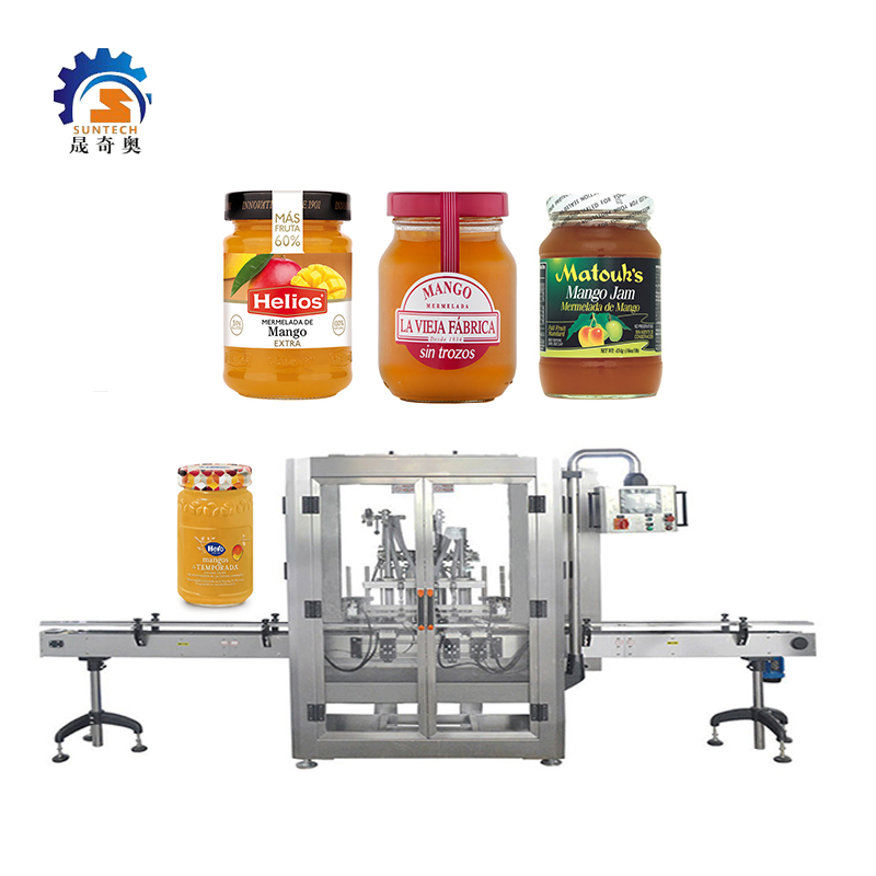 Healthy Fruits Mango Sauce For Cake Bread Delicious Sweet Juice Bottle Liquid Capping Machine