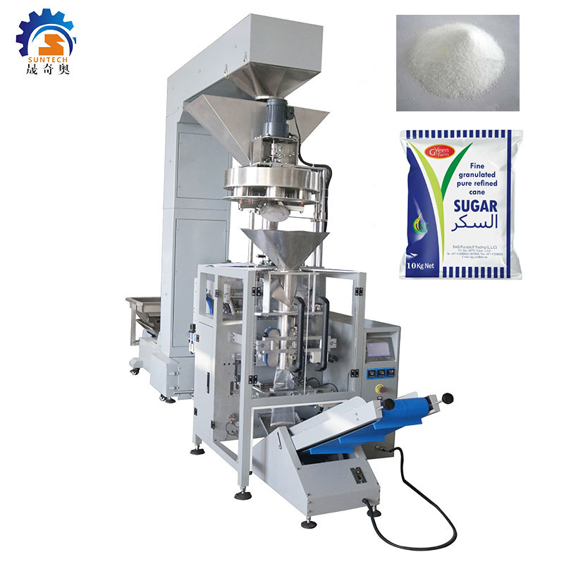 Fully automatic 5kg 10kg white sugar food vertical measuring cup packing machine