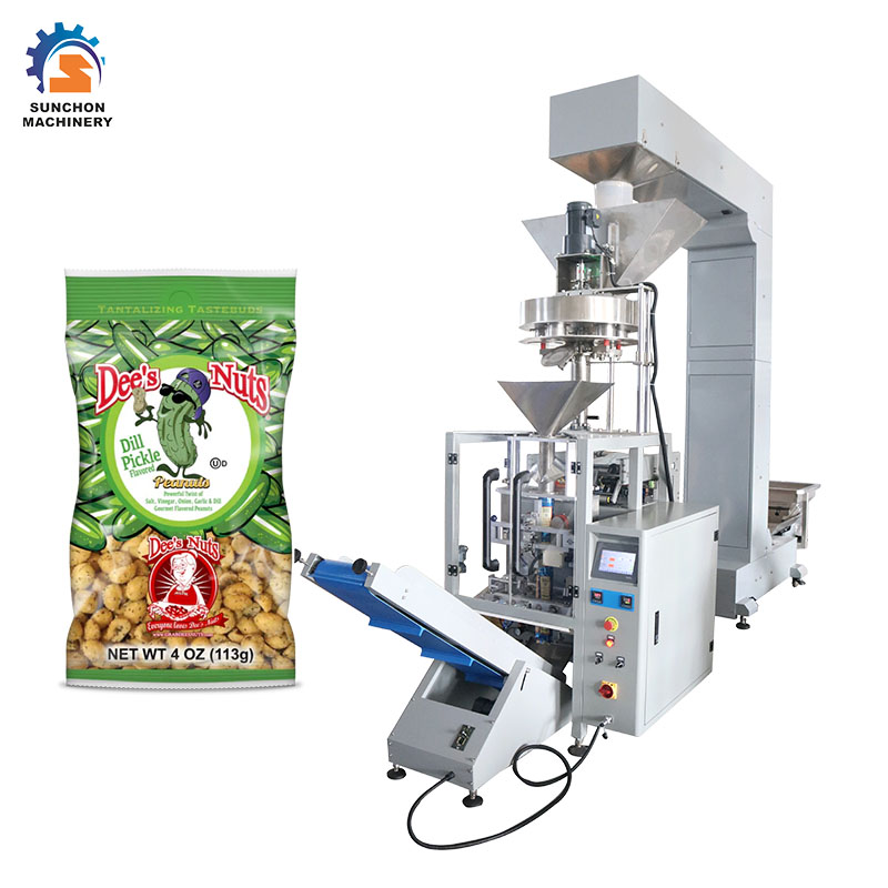 Full automatic peeled pearl barley volume measuring cup packing machine