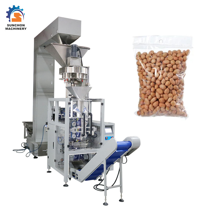 Full automatic 250g 500g 1kg chia seeds grain food vertical measuring cup packing machine