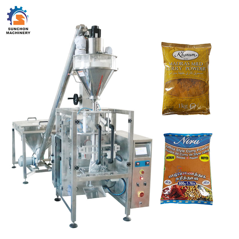 High Speed 5lb/2.26kg All Purpose Flour Cake Powder Brick Bag Filling Packing Machine